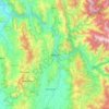 Mappa topografica Mandi, altitudine, rilievo