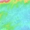 Mappa topografica Sainte-Lucie de Porto-Vecchio, altitudine, rilievo