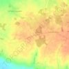 Mappa topografica Les Lilas, altitudine, rilievo