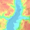 Mappa topografica Simms Landing, altitudine, rilievo