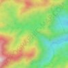 Mappa topografica Yera, altitudine, rilievo