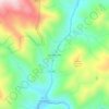 Mappa topografica Cranberry Gap, altitudine, rilievo