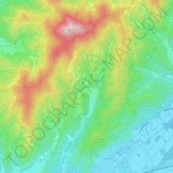 Mappa topografica Liliental, altitudine, rilievo