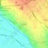 Mappa topografica Saughall, altitudine, rilievo