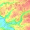 Mappa topografica Brouillard, altitudine, rilievo