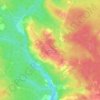 Mappa topografica Meylan, altitudine, rilievo