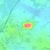 Mappa topografica Akkayyamma Betta Hill, altitudine, rilievo