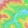 Mappa topografica Mereto, altitudine, rilievo