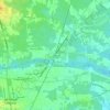 Mappa topografica Larrabees, altitudine, rilievo