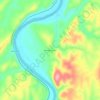 Mappa topografica Eldridge Corner, altitudine, rilievo