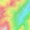Mappa topografica Gias di Stau, altitudine, rilievo