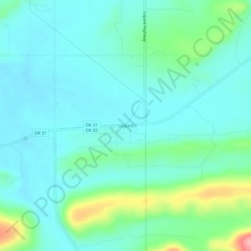 Mappa topografica Lequire, altitudine, rilievo