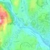Mappa topografica Unionville, altitudine, rilievo