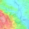 Mappa topografica Pan er Sant, altitudine, rilievo
