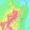 Mappa topografica Aiguille du Grépon, altitudine, rilievo