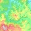 Mappa topografica Pesciano, altitudine, rilievo
