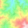 Mappa topografica Jilili, altitudine, rilievo