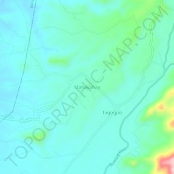 Mappa topografica Mahayahay, altitudine, rilievo