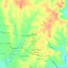 Mappa topografica Holiday Hills, altitudine, rilievo