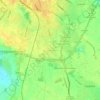 Mappa topografica Castromediano, altitudine, rilievo