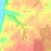 Mappa topografica La Vallée, altitudine, rilievo
