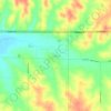 Mappa topografica Cushing, altitudine, rilievo