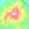 Mappa topografica Shadow Mountain, altitudine, rilievo