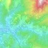 Mappa topografica Campegli, altitudine, rilievo