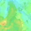 Mappa topografica La Bernaise, altitudine, rilievo