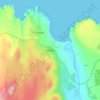 Mappa topografica Melvich, altitudine, rilievo