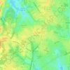 Mappa topografica Greycrest, altitudine, rilievo