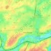 Mappa topografica Faubourg Saint-Ghislain, altitudine, rilievo