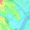 Mappa topografica Silver Hills, altitudine, rilievo