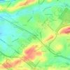 Mappa topografica North Hills, altitudine, rilievo