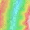 Mappa topografica Le Petit Thiervoz, altitudine, rilievo