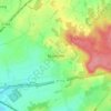 Mappa topografica Bazainville, altitudine, rilievo
