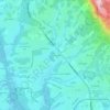Mappa topografica Cope Heights, altitudine, rilievo