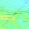 Mappa topografica Poondi, altitudine, rilievo
