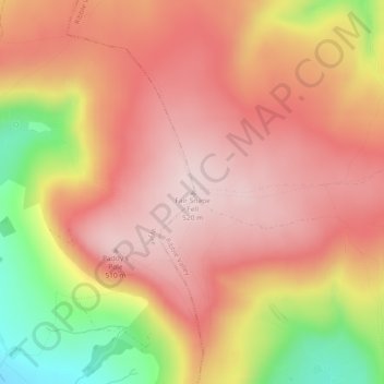 Mappa topografica Fair Snape Fell, altitudine, rilievo