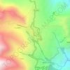 Mappa topografica Hualla, altitudine, rilievo