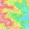 Mappa topografica Les Goutelaines, altitudine, rilievo