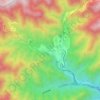 Mappa topografica 大庄科村, altitudine, rilievo