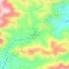 Mappa topografica Montabiong, altitudine, rilievo