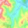 Mappa topografica San Andres, altitudine, rilievo