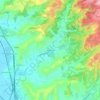 Mappa topografica Montanino, altitudine, rilievo