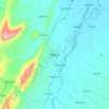 Mappa topografica Marcos, altitudine, rilievo