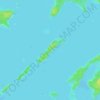 Mappa topografica Springpole Island, altitudine, rilievo