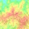 Mappa topografica Churchville, altitudine, rilievo