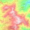 Mappa topografica Lamut, altitudine, rilievo