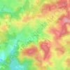 Mappa topografica La Souque, altitudine, rilievo